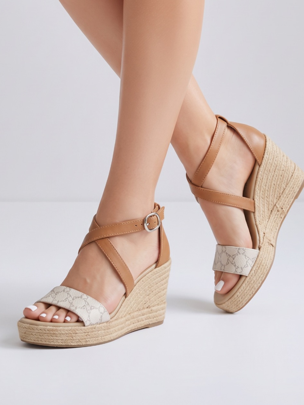 NWOT Made In Italy Leather Wedges .